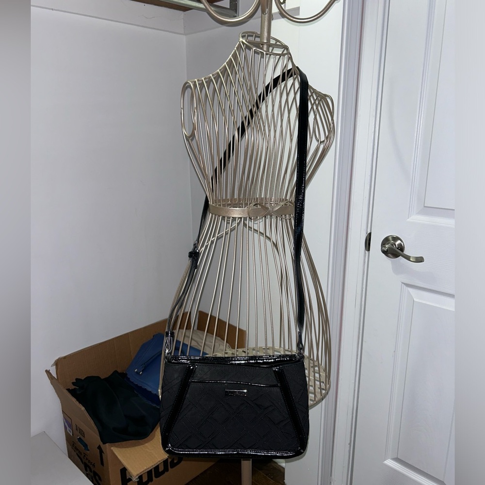 Vera Bradley Black Handbag New